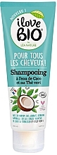 Шампунь для волос "Кокосовая вода и зеленый чай" - I love Bio Coconut Water & Green Tea Shampoo — фото N1