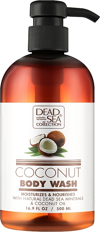 Гель для душу з мінералами Мертвого моря і маслом кокоса - Dead Sea Collection Coconut Body Wash — фото N1
