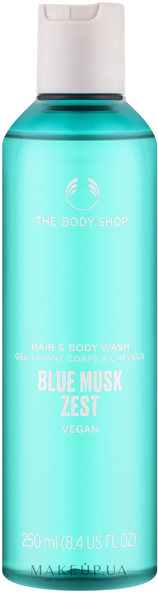 The Body Shop Blue Musk Zest Vegan - Шампунь-гель для душу "Blue Musk Zest" — фото 250ml