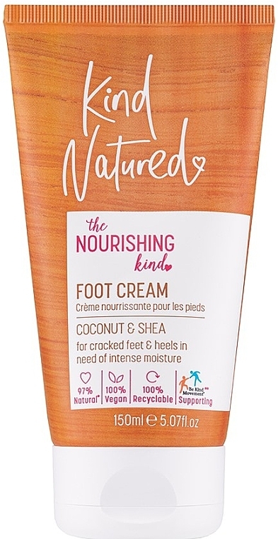 Крем для ніг "Coconut & Shea" - Kind Natured Foot Cream — фото N1