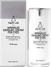 Крем для глаз от морщин - Youth Lab. Wrinkles Erasure Cream For Eyes — фото N1
