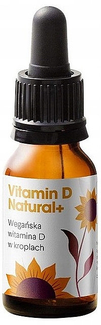 Дієтична добавка у краплях "Вітамін D" - HealthLabs Vitamin D Natural+ — фото N1