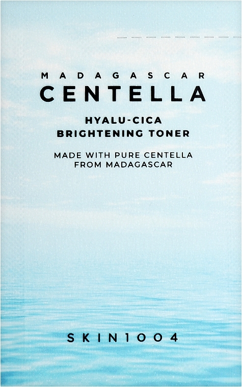 Тонер освітлювальний на основі гіалуронової кислоти - Skin1004 Madagascar Centella Hyalu-Cica Brightening Toner (пробник)