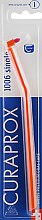 Парфумерія, косметика Монопучкова зубна щітка "Single CS 1006", помаранчево-малинова - Curaprox