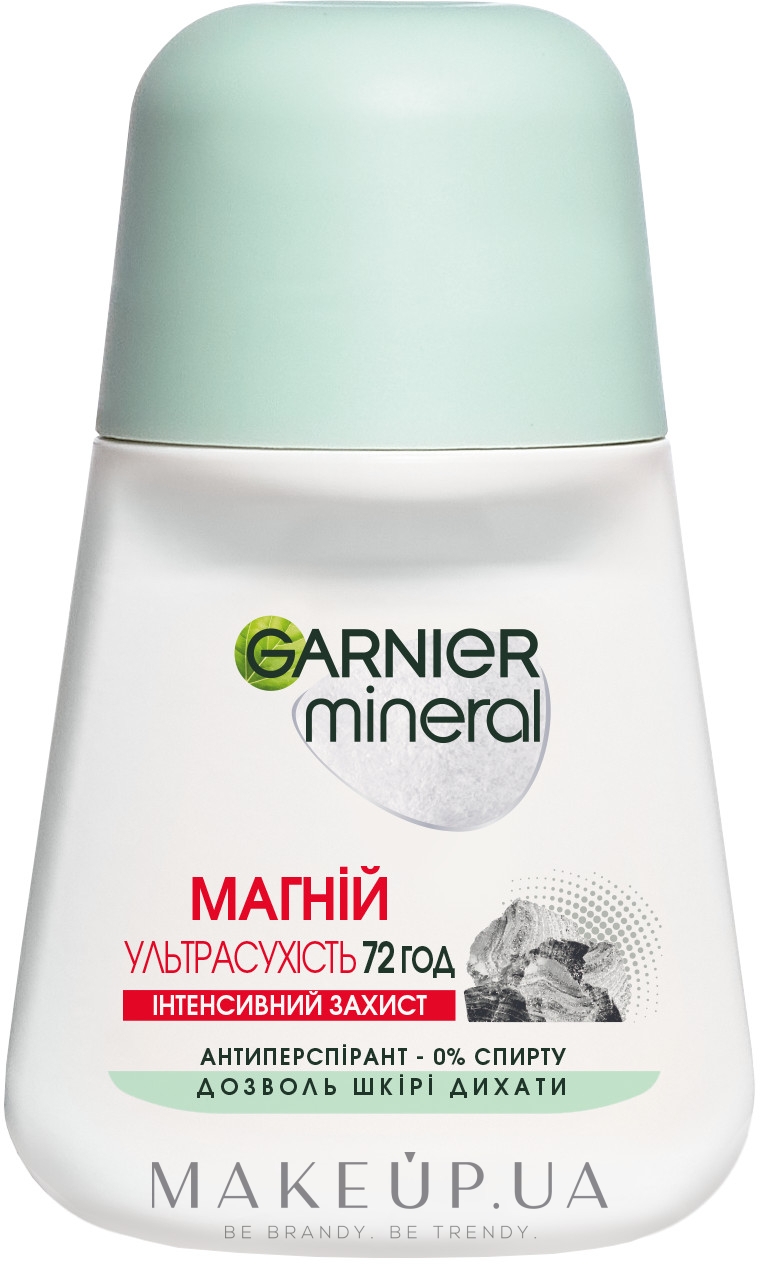 Дезодорант-ролик "Магній. Ультрасухість" для жінок - Garnier Mineral Deodorant — фото 50ml