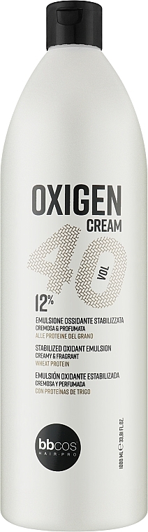 Окисник кремоподібний 12% - BBcos Oxigen Cream 40 Vol — фото N2