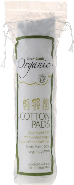 Ватные диски - Simply Gentle Organic Cotton Pads — фото N1