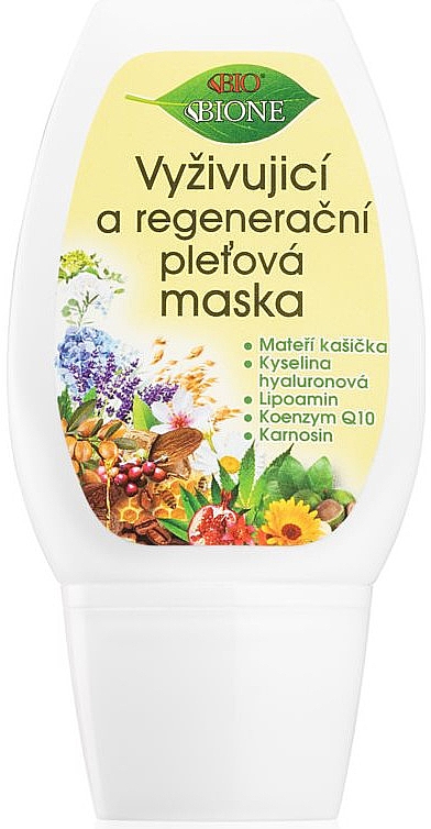 Живильна й регенерувальна маска для обличчя - Bione Cosmetics Nourishing & Regenerating Bio Skin Mask — фото N1