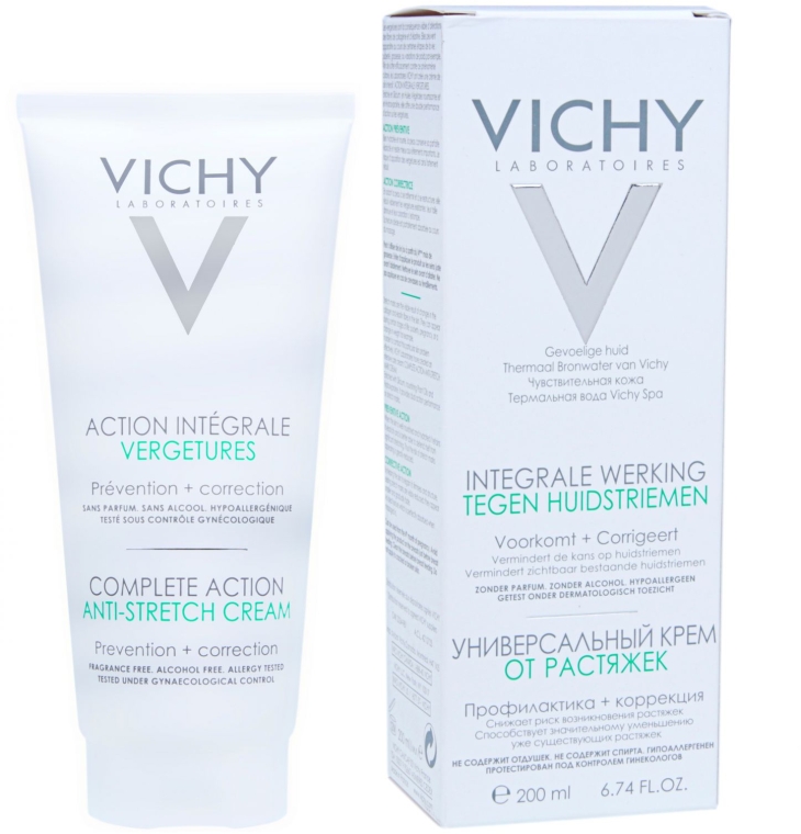 Крем от растяжек - Vichy Prevention + Correction Anti Stretch Mark Cream — фото N1