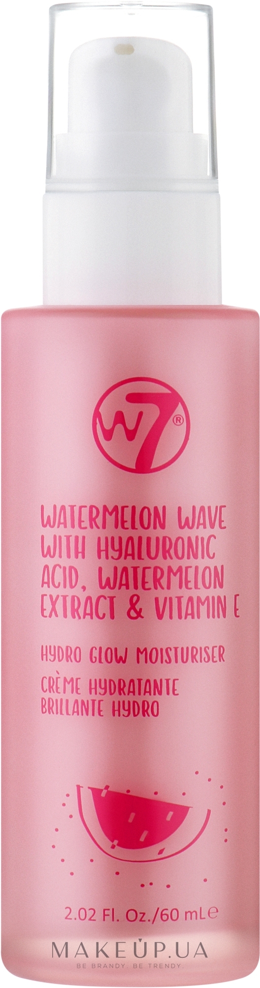 Зволожувальний крем для обличчя - W7 Watermelon Wave Hydro Glow Moisturiser — фото 60ml