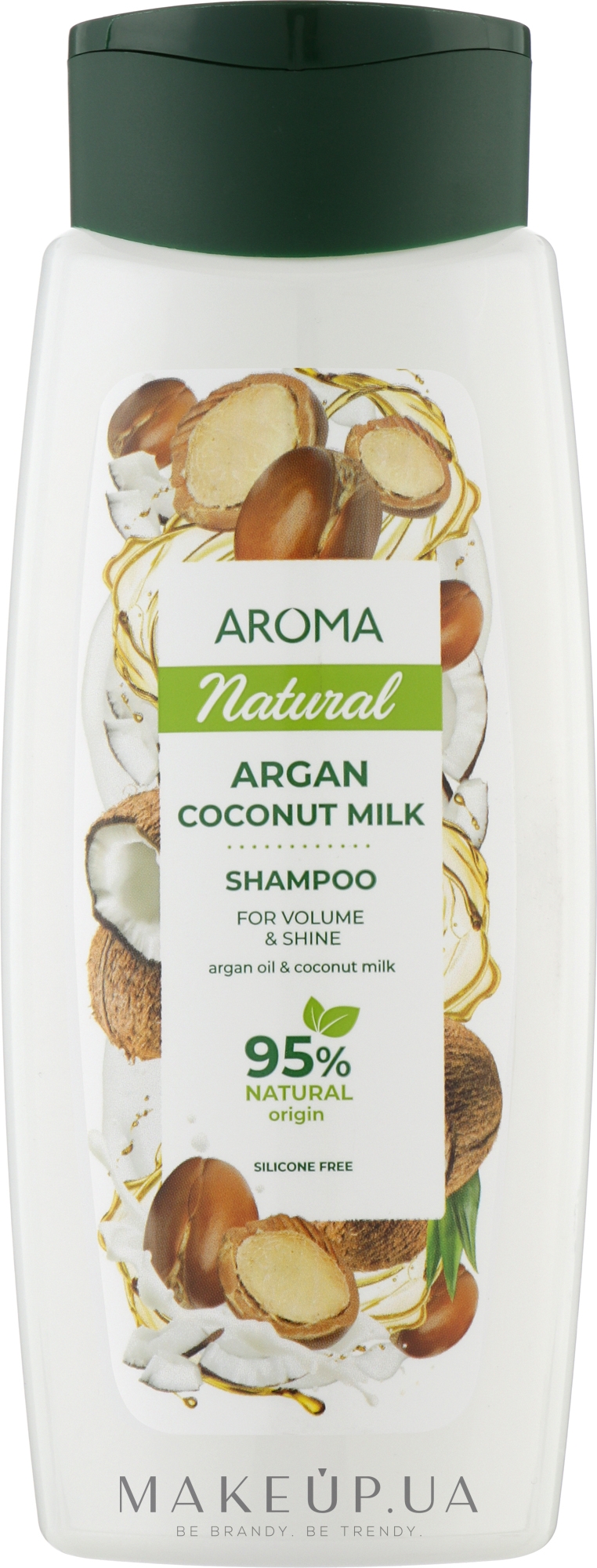 Шампунь для волосся "Аргана й кокос" - Aroma Natural — фото 400ml