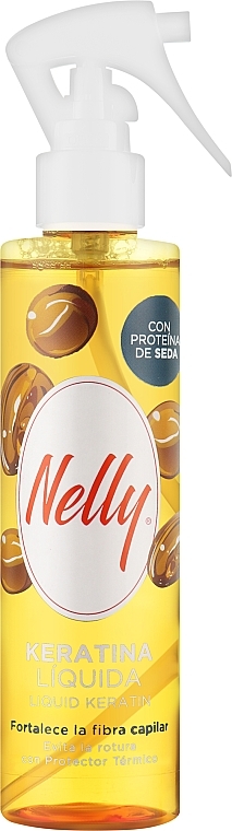 Спрей для волосся "Keratin" - Nelly Spray — фото N1