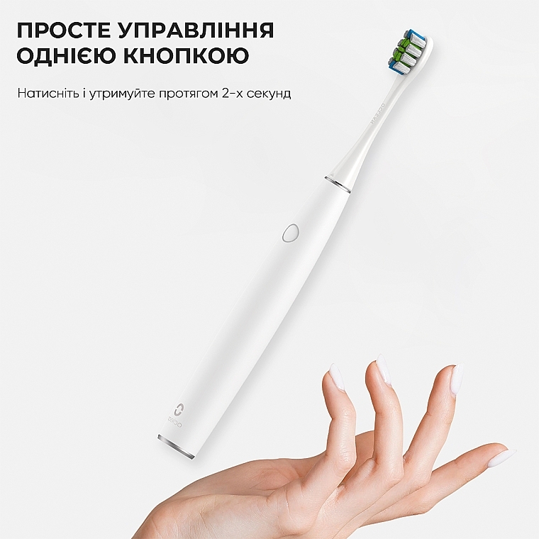 Електрична зубна щітка Oclean Air 2T White, футляр, настінне кріплення - Oclean Air 2T Electric Toothbrush White — фото N18