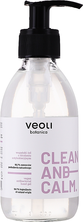 Антибактериальный гель для рук - Veoli Botanica Vegan Antibacterial Hand Gel — фото N3