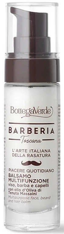 Bottega Verde Barberia Toscana - Многофункциональный бальзам для лица, бороды и волос — фото N1