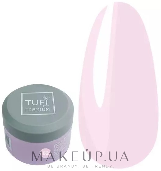 Гель для нарощування нігтів - Tufi Profi Premium UV Gel 03 French Pink — фото 15g