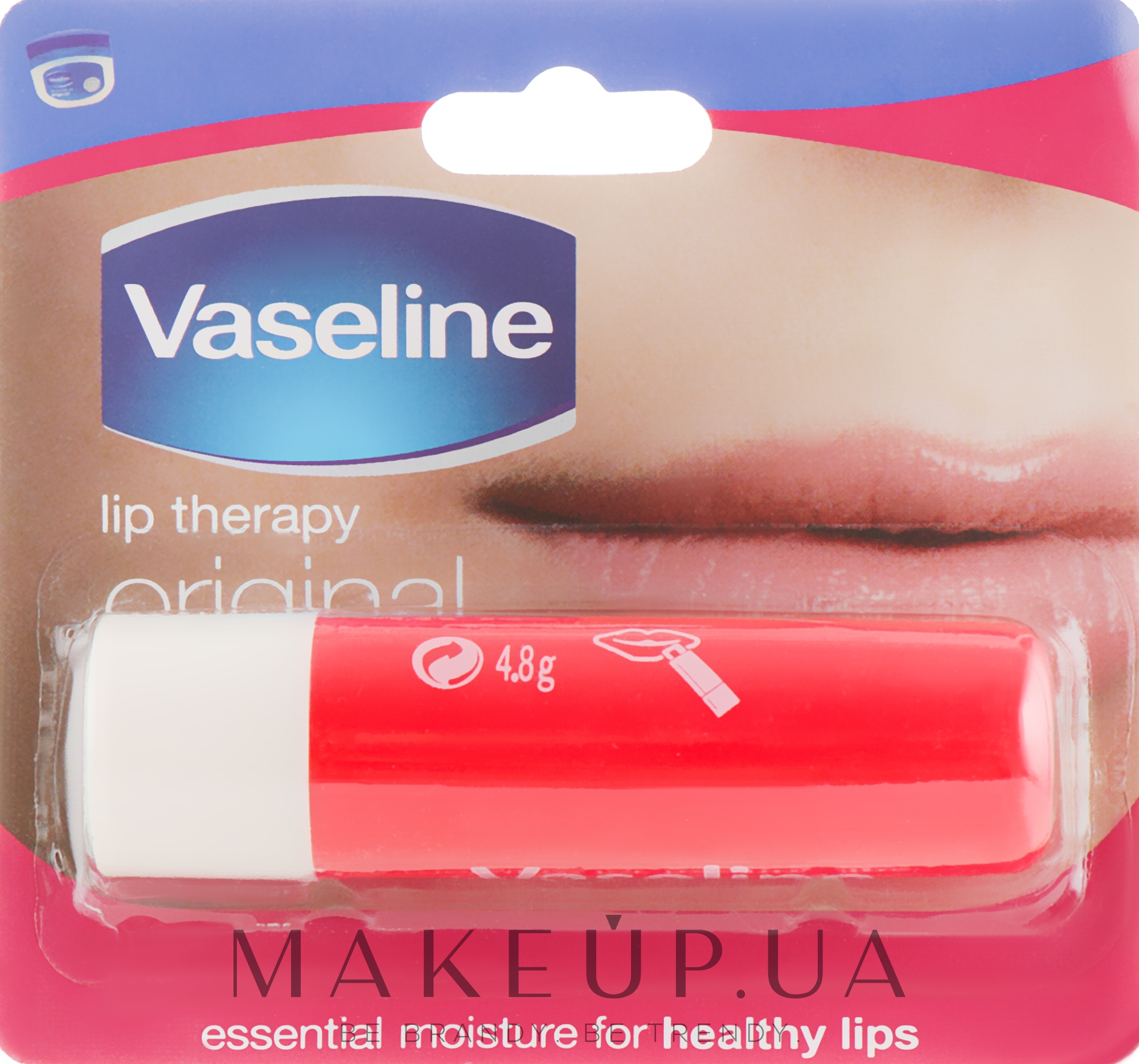 Гигиеническая губная помада - Vaseline Lip Therapy Rosy Lips — фото 4.8g