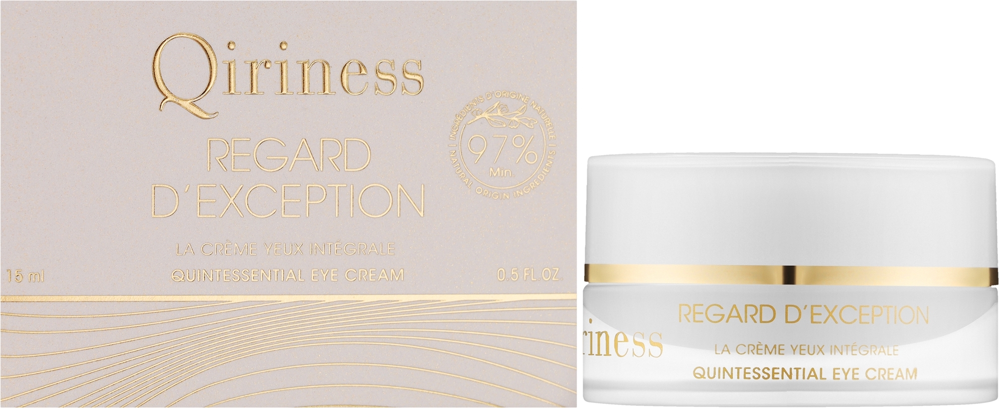 Крем для кожи вокруг глаз - Qiriness Regard d'Exception Quintessential Eye Cream — фото 15ml