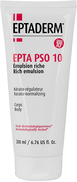 Емульсія для тіла - Eptaderm Epta Pso 10 Rich Emulsion — фото N1