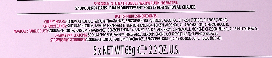 Набор - Baylis & Harding Beauticology Unicorn (salt/for/bath/5x65g) — фото N5