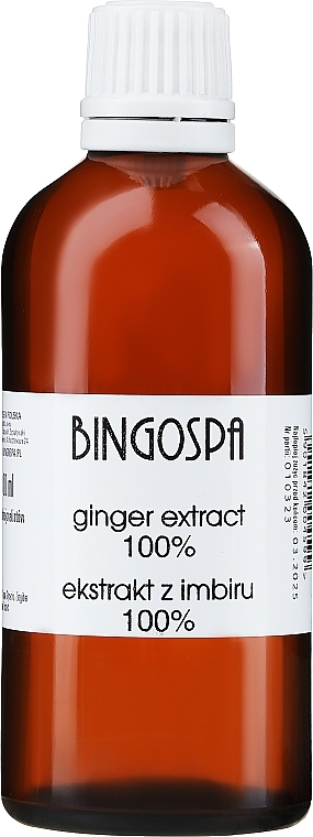 Экстракт имбиря - BingoSpa 100% Ginger Extract — фото N1