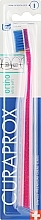 Духи, Парфюмерия, косметика Ортодонтическая зубная щетка, с углублением, розово-синяя - Curaprox CS 5460 Ultra Soft Ortho