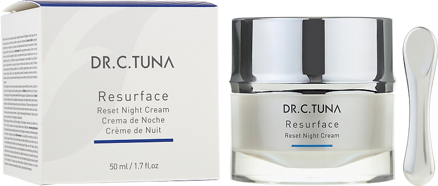 Увлажняющий ночной крем для лица - Farmasi Dr.C.Tuna Resurface Reset Night Cream — фото N2