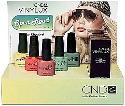 Парфумерія, косметика CND Vinylux Open Road Collection (nail/5x15 ml + fixer/2x15 ml) - Набір