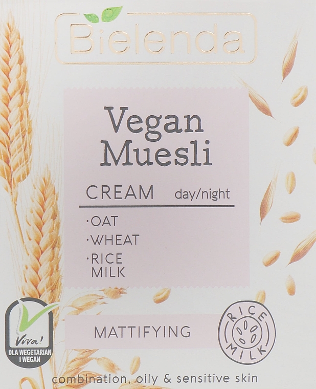 УЦЕНКА Крем матирующий для лица - Bielenda Vegan Muesli Mattifying Day Night Cream * — фото N1