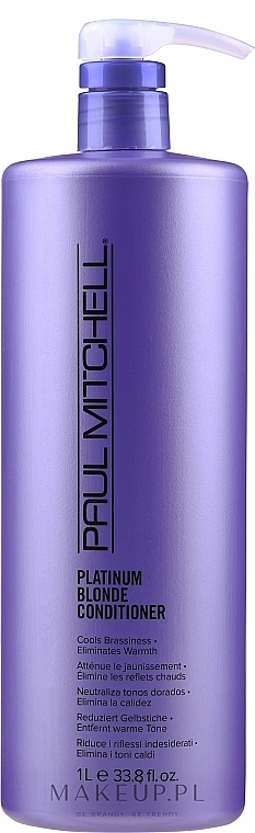 Кондиціонер для світлого, сивого і освітленого волосся - Paul Mitchell Platinum Blonde Conditioner — фото N3