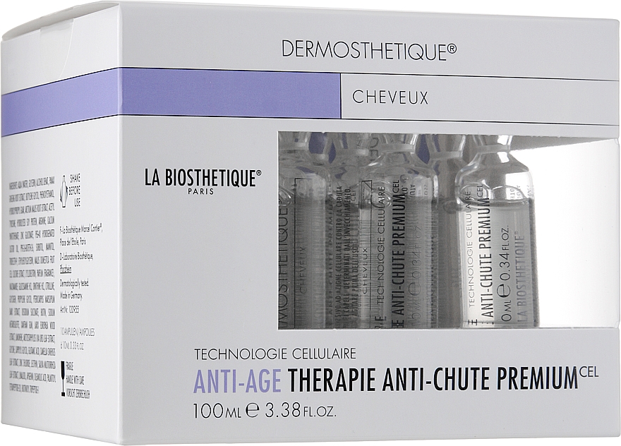 Клеточно-активный интенсивный уход против выпадения и истончения волос - La Biosthetique Dermosthetique Therapie Anti-Chute Premium — фото N1