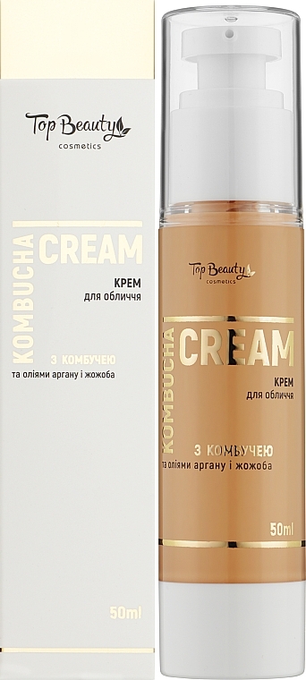 Крем для лица с экстрактом комбучи для увлажнения - Top Beauty Kombucha Cream — фото N2