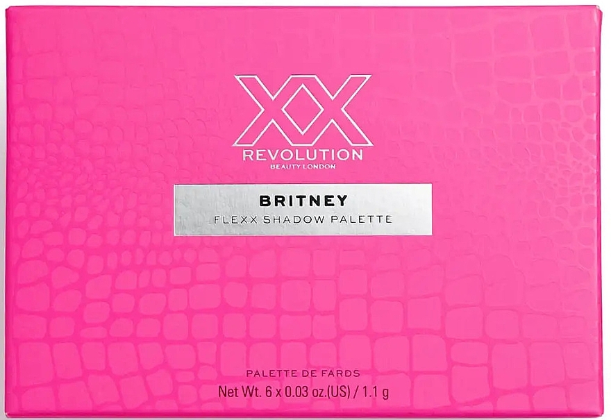 Палетка теней для век - Revolution XX Revolution Flex Britney Eyeshadow Palette — фото N4