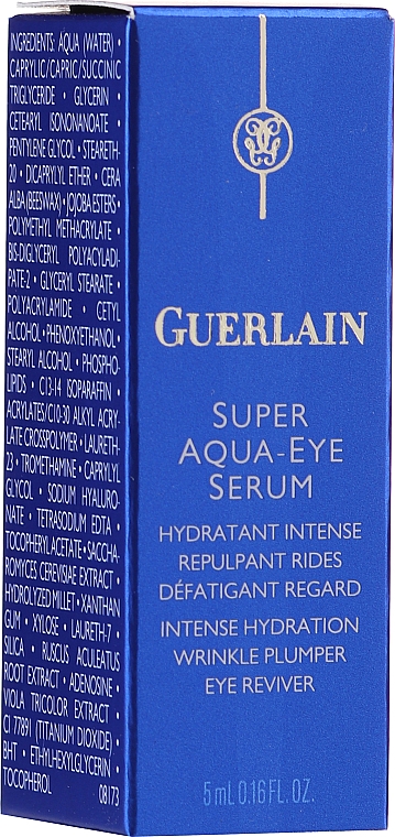 Набор - Guerlain Super Aqua Serum Set (serum/50ml + eye/serum/5ml + mask/1pcs + lot/15ml) — фото N7