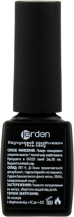 Каучуковий топ для гель-лаку - Jerden NBL Nail Beauty Lab Rubber Top Coat — фото N2