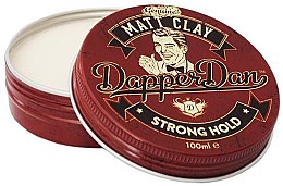 Глина для укладки волос сильной фиксации - Dapper Dan Matt Clay Strong Hold — фото N3