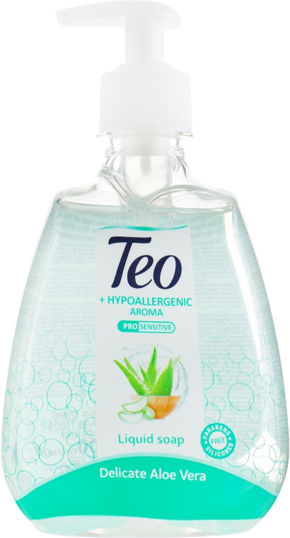 Рідке мило зі зволожувальною дією - Teo Sensitive Tete-a-Tete Aloe Vera Liquid Soap — фото N3