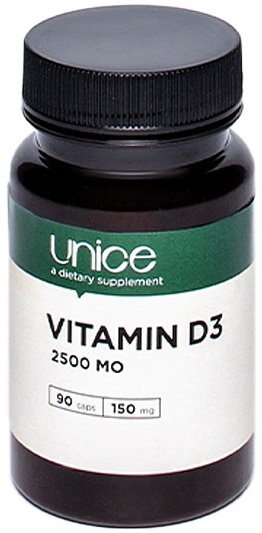 Диетическая добавка "Витамин D3" - Unice — фото N1