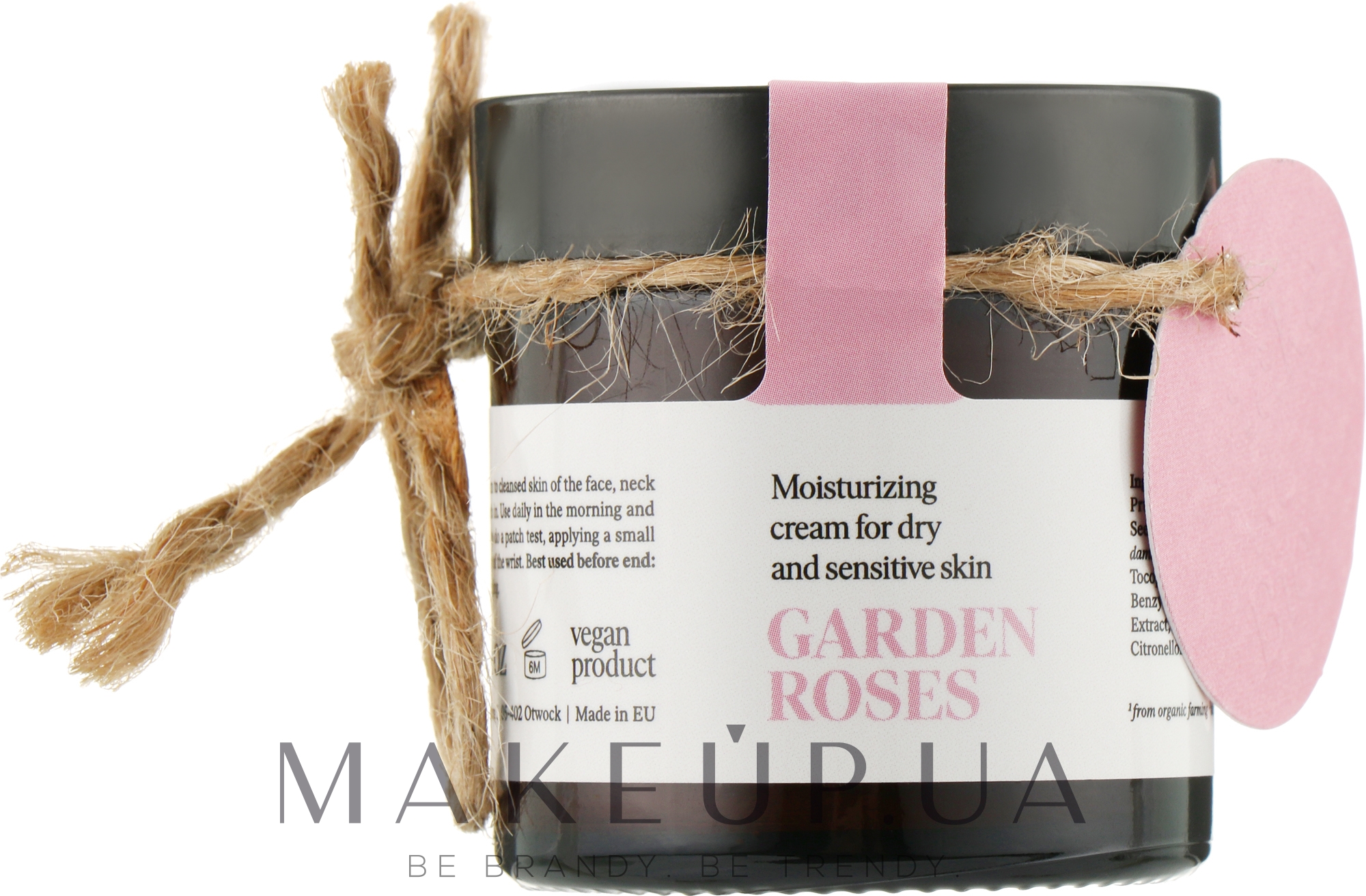 Увлажняющий крем для сухой и чувствительной кожи - Make Me BIO Garden Roses — фото 60ml