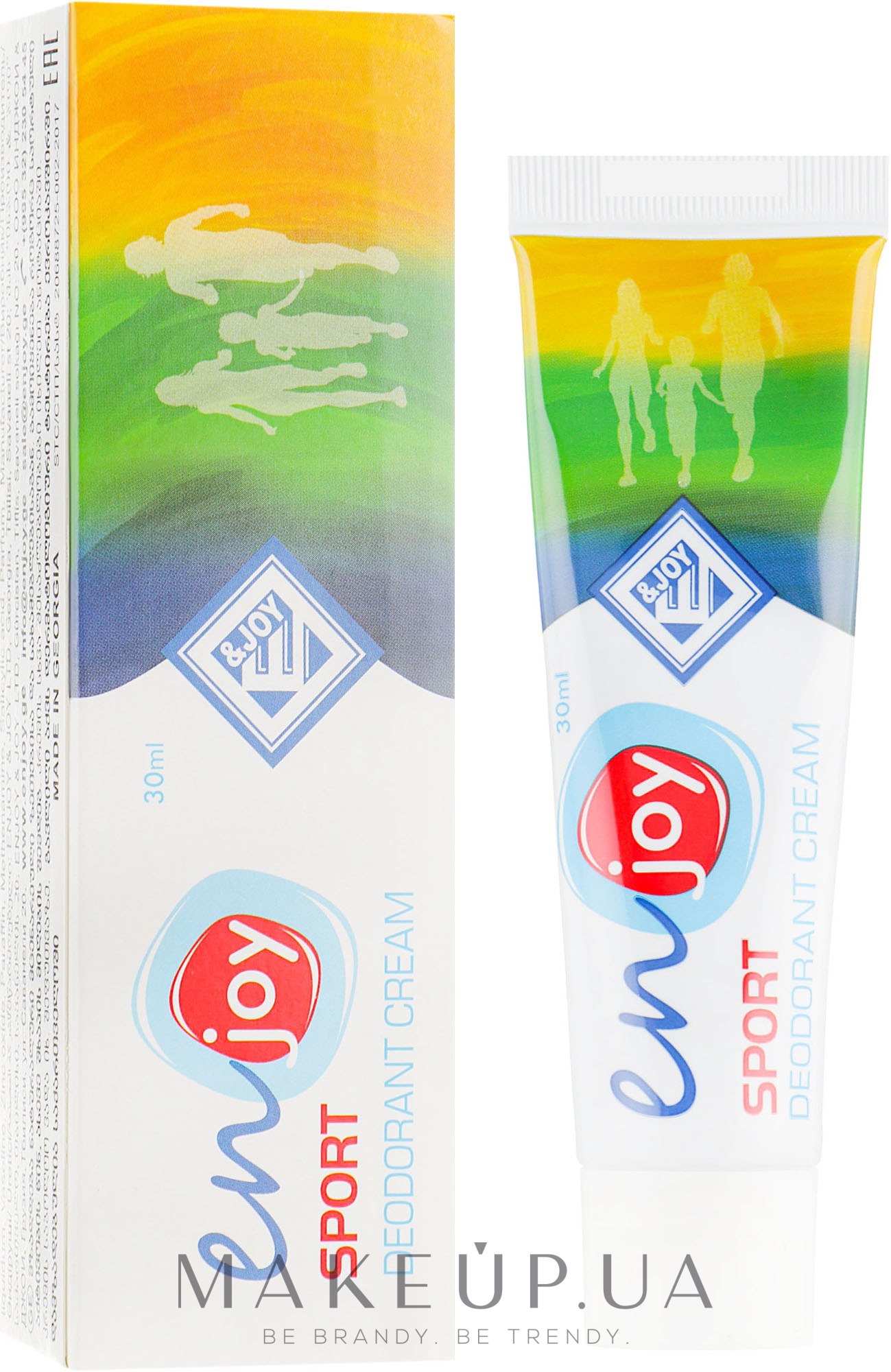 Эко-крем-дезодорант - Enjoy & Joy Sport Deodorant Cream (туба) — фото 30ml