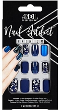Парфумерія, косметика Набір накладних нігтів - Ardell Nail Addict Premium Artifical Nail Set Matte Blue