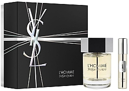 Духи, Парфюмерия, косметика Yves Saint Laurent L'Homme - Набор (edt/100ml + edt/mini/10ml)