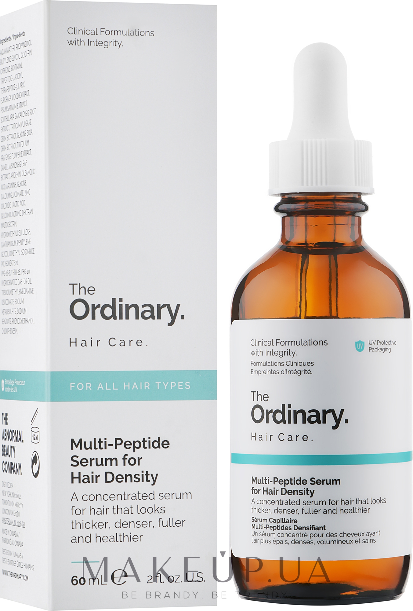 Многопептидная сыворотка, увеличивающая густоту волос - The Ordinary Multi Peptide Serum For Hair Density — фото 60ml