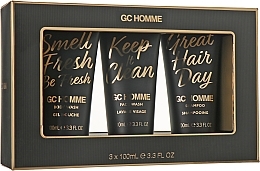 Парфумерія, косметика УЦІНКА Набір - Grace Cole GC Homme Confidence (sh/gel/100ml + shm/100ml + gel/100ml) *