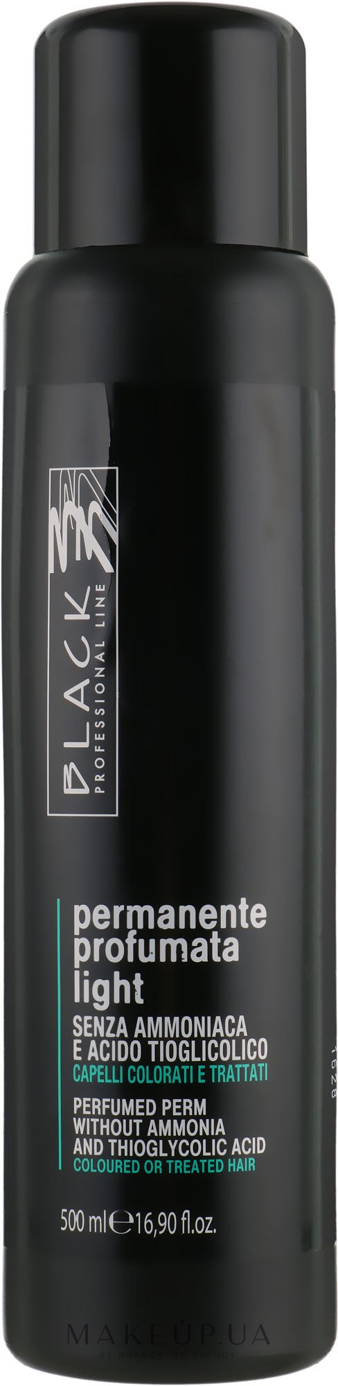 Перманент хімзавивка парфумована без аміаку для фарбованого волосся "Light" - Black Professional Line — фото 500ml