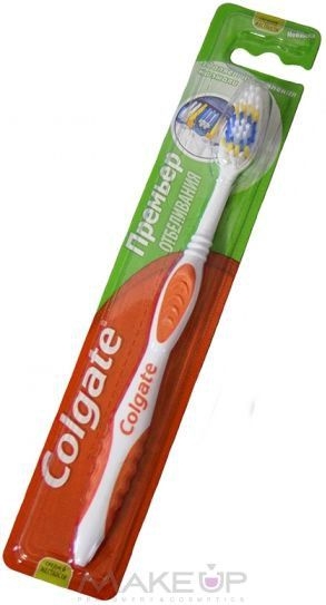 Зубная щетка "Премьер" средней жесткости №2, оранжевая - Colgate Premier Medium Toothbrush