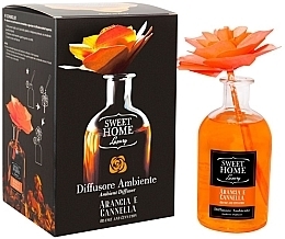 Парфумерія, косметика Аромадифузор із квіткою - Sweet Home Collection Aroma Diffuser Orange and Cinnamon