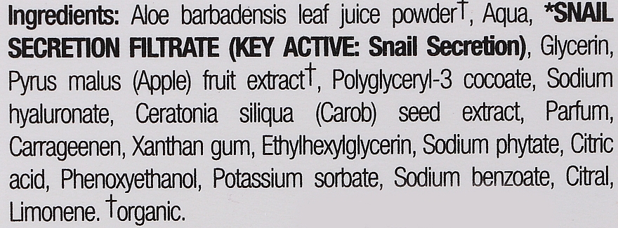 Гель для лица и тела с экстрактом секрета улитки - Dr. Organic Bioactive Skincare Snail Gel — фото N3