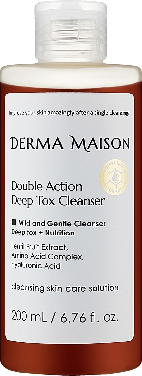 Деликатное средство для глубокого очищения - MEDIPEEL Derma Maison Double Action Deep Tox Cleanser