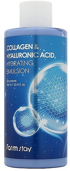 Емульсія зволожувальна з колагеном - FarmStay Collagen Hyaluronic Acid Hydrating Emulsion — фото N1